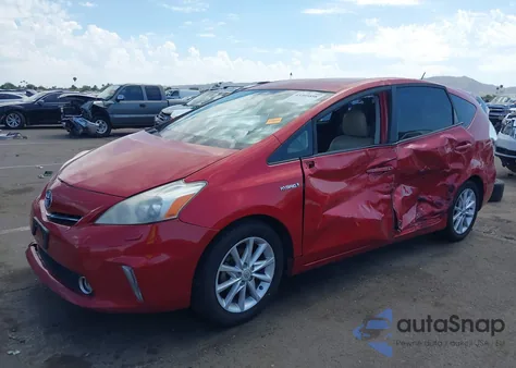 2012 Toyota Prius V Five z USA, uszkodzony, nr VIN JTDZN3EU9C3154344